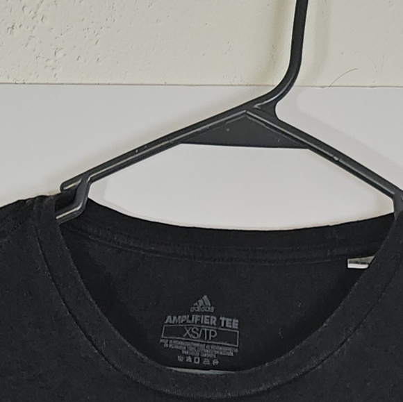 Adidas Black Tee with White Emblem - Picture 3 of 6
